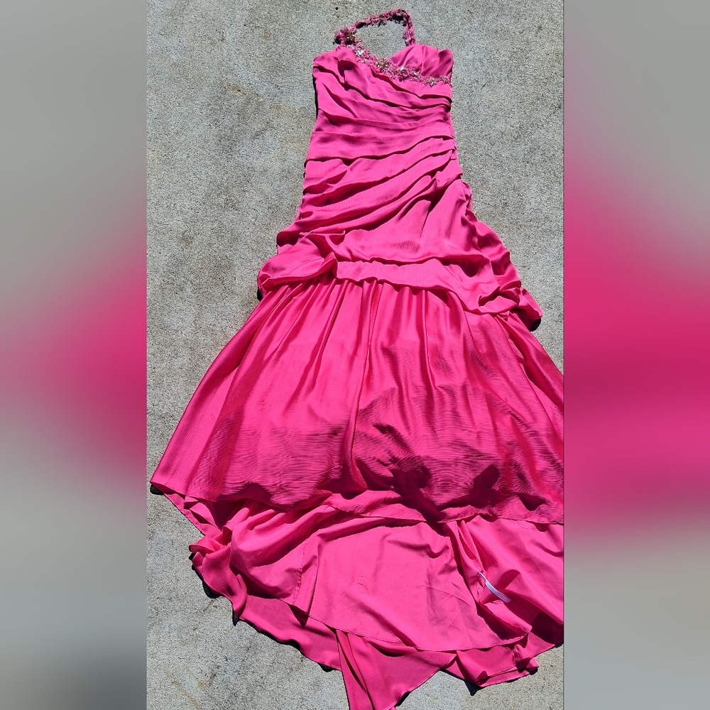 Alfred Angelo Fuchsia Strapless Dress